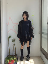 シフォンレイヤードスカート