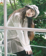 COWL NECK LAYERED LONG SLEEVE - OATMEAL
