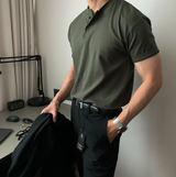 ヘンデスファーストマッスルフィットアイスバントショートスリーブTシャツ