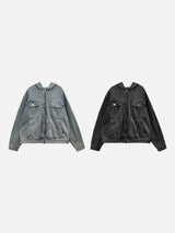 アイン トラッカー デニム フーデッド ジャケット 2C