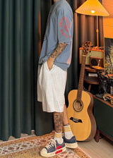 Light One-Tuck Bermuda Shorts 4COLOR
