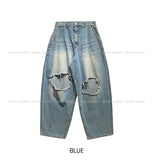 Recluse Funky Damage Balloon Denim Pants