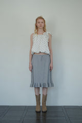 Aile frill skirt_gray