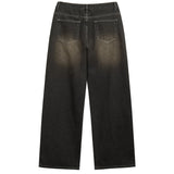 ベーシックデニムパンツ (dark black)