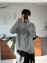 Mary Stripe Layered Warm Tee