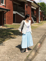 Romantic Frill Sheer Summer Hoodie (2c)
