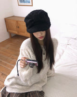 Jaei リボン テディ フリース ハット