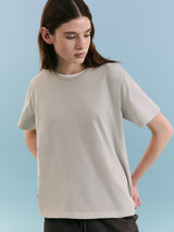 NUBASIC STANDARD ROUND NECK T-SHIRT GRAY