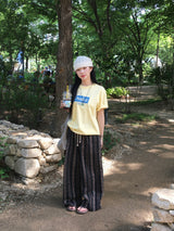 Inca Ethnic Striped Elastic Pants (2c)