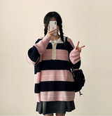 Tay Wapen Color Matching Kara Dangara Knit 
