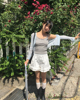 Haren Cancan frill bendable shorts shorts