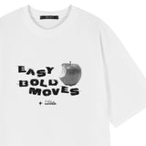 ホーリームーブアップルオーバーフィット半袖Tシャツ_ホワイト