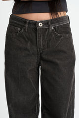 Heavy warm corduroy wide pants