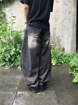 Ramie Brush Balloon Denim Pants 5C