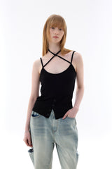 EVAN SLEEVELESS TOP / BLACK