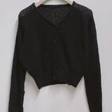 Milk Cropped Cardigan