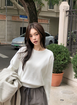 Winter Daily Mood Basic Round Knit (6color)