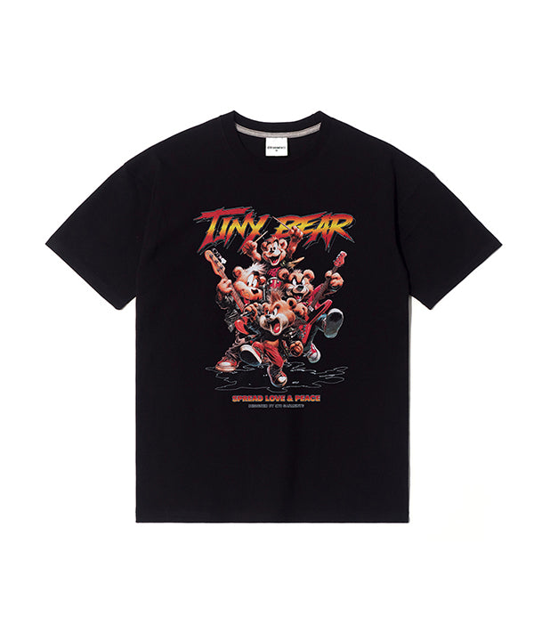 OC Tiny Bear Band Tee (Black)