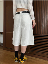 [Unisex] Multi cargo bermuda pants(4color)