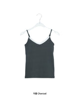 Layered Lace Strap Sleeveless