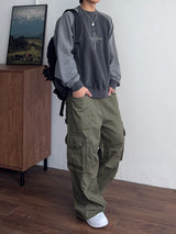 Star Raglan Pigment Sweatshirt (2color) (No.994)