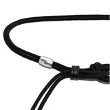 2way rope belt black