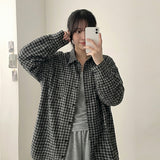ベイペンダントポイントルーズフィットチェックシャツ サウス (4color)