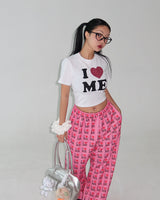 I love lettering jogger pants