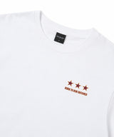 スターレタリングクロップドTシャツ - ホワイト