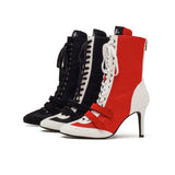 Boxing ベルクロレースアップヒール(Red)