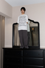 DON'T PUSH MY BUTTONS TROUSER (CHARCOAL)