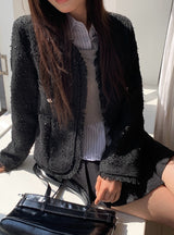 Getty Fake Layered Layered Color Matching Bustier Shirt