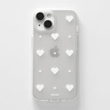 twinkle heart half jelly case
