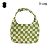 [MADE] Étang Baguette Bag | Checkerboard Green