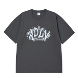 25SS ADLV ユニバースロゴショートスリーブTシャツ チャコール