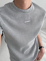 PD Ribbed Muscle Fit Short Sleeve T-Shirt (3C)
