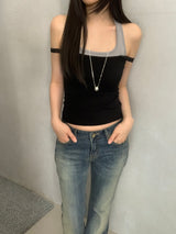 Danson Halterneck  Butterfly Lace Sleeveless