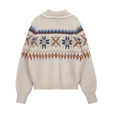 SNOWFLAKE CARDIGAN (2 COLORS)