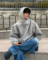 Chrono Button Hoodie (Gray)