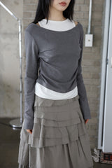 Cozy Mood Layered Brushed Tee