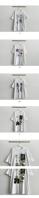 Tiluグラフィック半袖Tシャツ