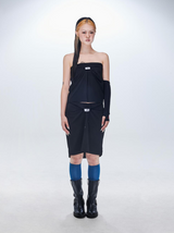 2WAYS DRAPING SKIRT ver.1 black