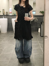 メリードットリボンクロップTシャツ (3c)