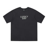Lucky Day Clover Tshirts Charcoal