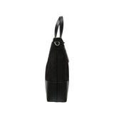 Dual Top Canvas Tote Bag_Black