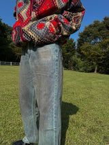ASCLO Oil Washing Denim Pants