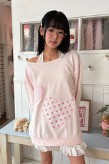 [BITTE DOSAN X SHAKIRI] MELODY OFF SHOULDER TOP (PINK)