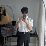 ASCLO Clean Collar Short Sleeve Knit (3color)