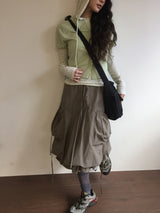 Serena Balloon Midi Skirt (3color)