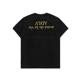 24FW UPSIDE DOWN BASIC LOGO SHORT SLEEVE T-SHIRT BLACK